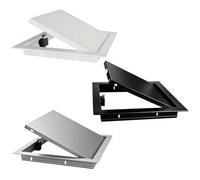 Porte D'Inspection Magnétique En Métal, Plaque De Couverture Encastrée | Surface Lisse, Montage Encastré Mur/Plafond, Anti-Corrode, Pour Cacher Tuyauterie/Électrique(White,35x45cm)
