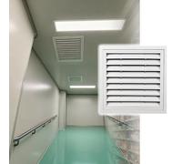 Porte D'inspection Panneau d'accès industriel à persiennes, porte d'inspection robuste en aluminium pour plafond/mur avec ventilation, trappe d'entretien CVC(9.8inx11.8in(25cmx30cm))