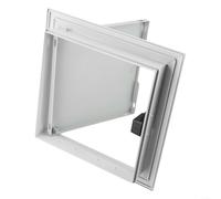 Porte d'inspection robuste avec interrupteur magnétique en alliage d'aluminium pour une accessibilité efficace à l'entretien (200 x 200 mm)