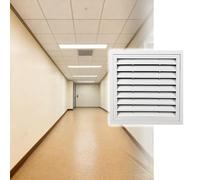 Porte D'inspection Trappe de service encastrée plafond/mur, porte d'accès à persiennes en aluminium pour salles blanches et CVC, panneau d'inspection ventilation réglable(9.8inx11.8in(25cmx30cm))