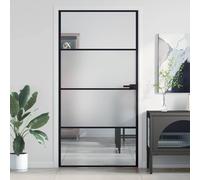 Porte d'Intérieur Porte Vitrée Moderne Blanc Trempé Verre Aluminium Fin vidaXL