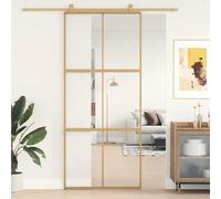 Porte d'Intérieur Porte Vitrée Moderne Blanc Trempé Verre Aluminium Fin vidaXL