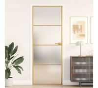 Porte d'Intérieur Porte Vitrée Moderne Blanc Trempé Verre Aluminium Fin vidaXL