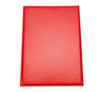 Porte-diplôme A4 en Cuir Rouge, Couverture Horizontale pour Certificats