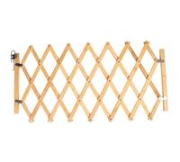 Porte d'isolement pour animaux de compagnie, clôture en bois Extension de diviseur, porte bébé extensible avec matériel en alliage clôture de chat tout usage pour les portes des escaliers à l'intérie