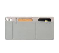 Porte-Disque Dur Externe, Auto-adhésif à 3 Poches, 27x13cm, Sac de Rangement pour Ordinateur Portable, Organisateur de câble, Support antidérapant, pour Les Bureaux, la Maison, Les Voyages