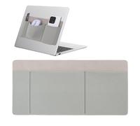 Porte-disque dur externe, sac de rangement auto-adhésif à 3 poches pour PC, ordinateur portable et organisation de bureau, hub, stylo, téléphone, câble, organisateur de cartes pour la maison, les bure