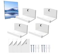 Porte-disques - 6,3 x 4,3 x 3,5 cm - Étagère en acrylique transparent, support de rangement pour photos en vinyle | Solution de décoration pour objets de collection