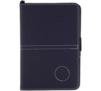Porte-Distance de Golf en PU Bleu, Carnet de Score Portable | Organisateur pour Cartes et Carnet, Sangle Réglable, Usage Extérieur, Rondes Décontractées, Tournois