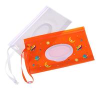 Porte-distributeur de Lingettes Humides Portables, Pochette de Linge de Voyage Rechargeable Réutilisable avec Fermeture à Glissière, Conception Légère de Grande capacité pour Sac