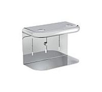 Porte-distributeur de savon liquide double VitrA A44567 200 x 105 x 125-160 mm, fixation murale, chromé
