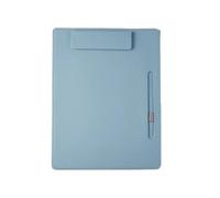 Porte Document 4 pièces A4 presse-papiers Business Pad dossier conseil examen tableau d'écriture spécial Clip livre papeterie bloc-notes carton Signature(DEEP BLUE)