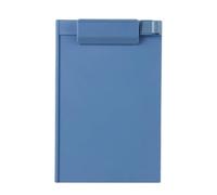 Porte Document 4 pièces en plastique A5 presse-papiers profil pince panneau dur porte-papier dossiers d'écriture for les salles de classe l'école bureau(Blue)