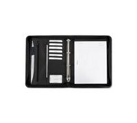 Porte document à anneaux - ALASSIO - RONDO - Format A4 - Simili cuir noir