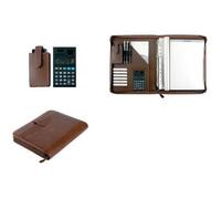 Alassio Viterbo - Étui Avec Fermeture Éclair Pour Documents - Synthétique - Brun