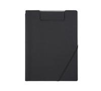 Porte document cuir Conférencier multifonctionnel A4, papeterie d'affaires, chemises de contrat en cuir, documents voyage(Black)