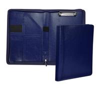 Porte Document Cuir Portefeuille d'affaires, porte-documents, organiseur, en cuir PU, avec fermeture éclair, presse-papiers