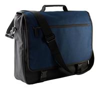 Porte Document Kimood à rabat - noir/bleu marine - TU