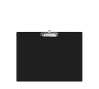 Porte Document Presse-papiers A3 paysage, 3 pièces, panneau dur avec Clip à profil bas for salles de classe, bureaux, Restaurants, papeterie