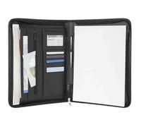 WEDO Elegance Conférencier A4 avec Bloc-notes/Poche extérieure Noir