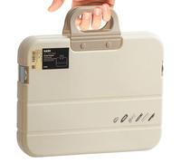 Porte-documents - 14,44 x 2,16 x 10,23 pouces Grande poche étanche Classeur de documents Rangement de documents Organisateur Papier Livre Carnet de notes École avec poignée | Salle de classe, maison