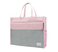 Porte-documents A3 - Dossier de travail de voyage avec poignée, grande capacité | Pochette multifonction pour magazines, billets, stylos, cahiers, rapports, bloc-notes, fournitures de bureau, besoins