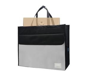 Porte-Documents A3 - Dossier de Travail de Voyage avec poignée, Grande capacité | Pochette Multifonction pour Magazines, Billets, stylos, cahiers, rapports, Bloc-Notes, Fournitures de Bureau, Besoins