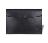 Porte Documents A4 en Cuir PU Étanche avec Bouton Métallique ， Pochette Élégante et Résistante, Capacité 100 Feuilles, Porte-Vue Grand Format pour Bureau, Documents Administratifs et Livret de Voiture