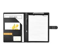 Porte Documents A4, Porte bloc A4 à rabat avec pince pour tenir les documents, Range Documents, Trieur Organiseur Portfolio Planchettes