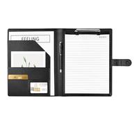 Porte Documents A4, Porte bloc A4 à rabat avec pince pour tenir les documents, Range Documents, Trieur Organiseur Portfolio Planchettes Porte-formulaires