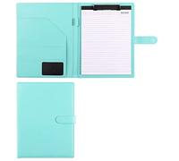 Porte-Documents A4, Presse-papiers A4, Dossier de conférence, Bloc-Notes juridique, Pliable for Documents(Sky Blue,with Notebook)