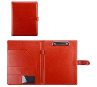 Porte-Documents A4, Presse-papiers A4, Dossier de conférence, Bloc-Notes juridique, Pliable for Documents(Brown,Without Notebook)