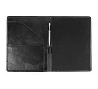 Porte-Documents A4 Professionnel en Cuir - Compartiments Documents CV Stylo de Luxe Élégant Agenda Folio pour Ecrire Bloc-notes et Porte-cartes - Cadeau Porte-document Homme ou Femme MOONSTER®