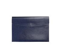 Porte Documents A5 en Cuir PU Étanche avec Bouton Métallique , Pochette Élégante et Résistante, Capacité 100 Feuilles, Porte-Vue Compact pour Bureau, Documents Administratifs et Livret de Voiture