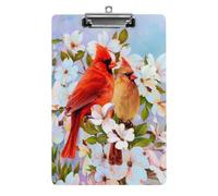 Porte-documents acrylique A4 Cardinal rouge Fleur