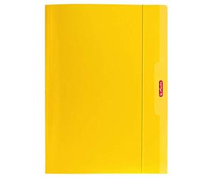 Porte-documents avec bande élastique A4 Color Blocking, jaune