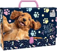 Porte-documents avec poignée A4 9cm Spaniel chien Cleo et Frank 44 Derform