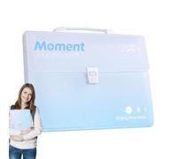 Porte-Documents - Classeur De Stockage Pour Papiers,Accessoires d'Organisation Grand Format Classeur à Grande Capacité pour Maison Bureau École Voyage