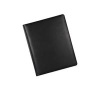 Porte-documents D'affaires Dossier De Conférence En Cuir Avec Presse-papiers Classeur À 4 Anneaux Pour Les Entretiens De Réunion Fermeture Magnétique