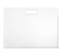 Porte-documents d'art résistant à l'eau, sac de rangement en plastique robuste, poignée conçue pour les artistes, les designers et les photographes