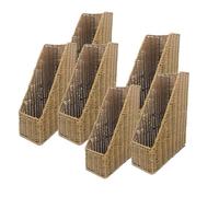 Porte-documents de bureau - JUANIO - Lot de 6 - A4 - Marron - 10 5 x 25 x 30 cm