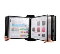 Porte-documents de luxe pour catalogue, support de bureau réglable, panneaux double face de 10 et 20 pages, étagère murale trieuse de référence, support de référence durable pour économiser de