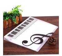 Porte-documents de musique A4 avec 40 poches, parfait pour ranger et organiser efficacement les partitions de musique (blanc)