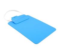 Porte-documents de Soins Infirmiers A5 en Plastique avec Crochet Bleu | Presse-papiers à Poche, Clip Fixe et Coque Rigide, pour Ordonnances et Formulaires