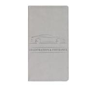 Porte-documents de voiture - Organiseur compact pour carte d'immatriculation, pochette d'assurance transparente, portefeuille de protection fin, rangement facile d'accès | Accessoire de camion pour
