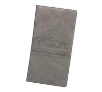 Porte-documents de voiture - Porte-permis de conduire | Porte-documents de voiture pour cartes, documents documentaires - Étui portefeuille avec coutures uniformes pour clés, taille L du conducteur,