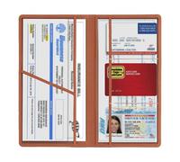 Porte-documents De Voiture - Portefeuille D'enregistrement, Organisateur D'assurance Comppact | Case De Compartiment De Camions Automobiles, Cartes De Permis De Conduire, Pochette De Stockage D'inform