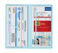 Porte-documents De Voiture - Portefeuille D'enregistrement, Organisateur D'assurance Comppact | Case De Compartiment De Camions Automobiles, Cartes De Permis De Conduire, Pochette De Stockage D'inform
