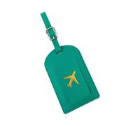 Porte-documents de voyage supplémentaire en cuir PU avec mise en évidence du plan d'avion doré et fente pour carte intégrée pour les touristes. Étui pour passeport en cuir synthétique avec emplacement