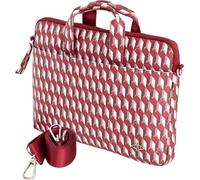 Porte-documents Dellel Burgundy Lunar, imprimé, imperméable, sacoche pour ordinateur portable avec lanière réglable & amovible